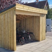 Nyt skur uden carport