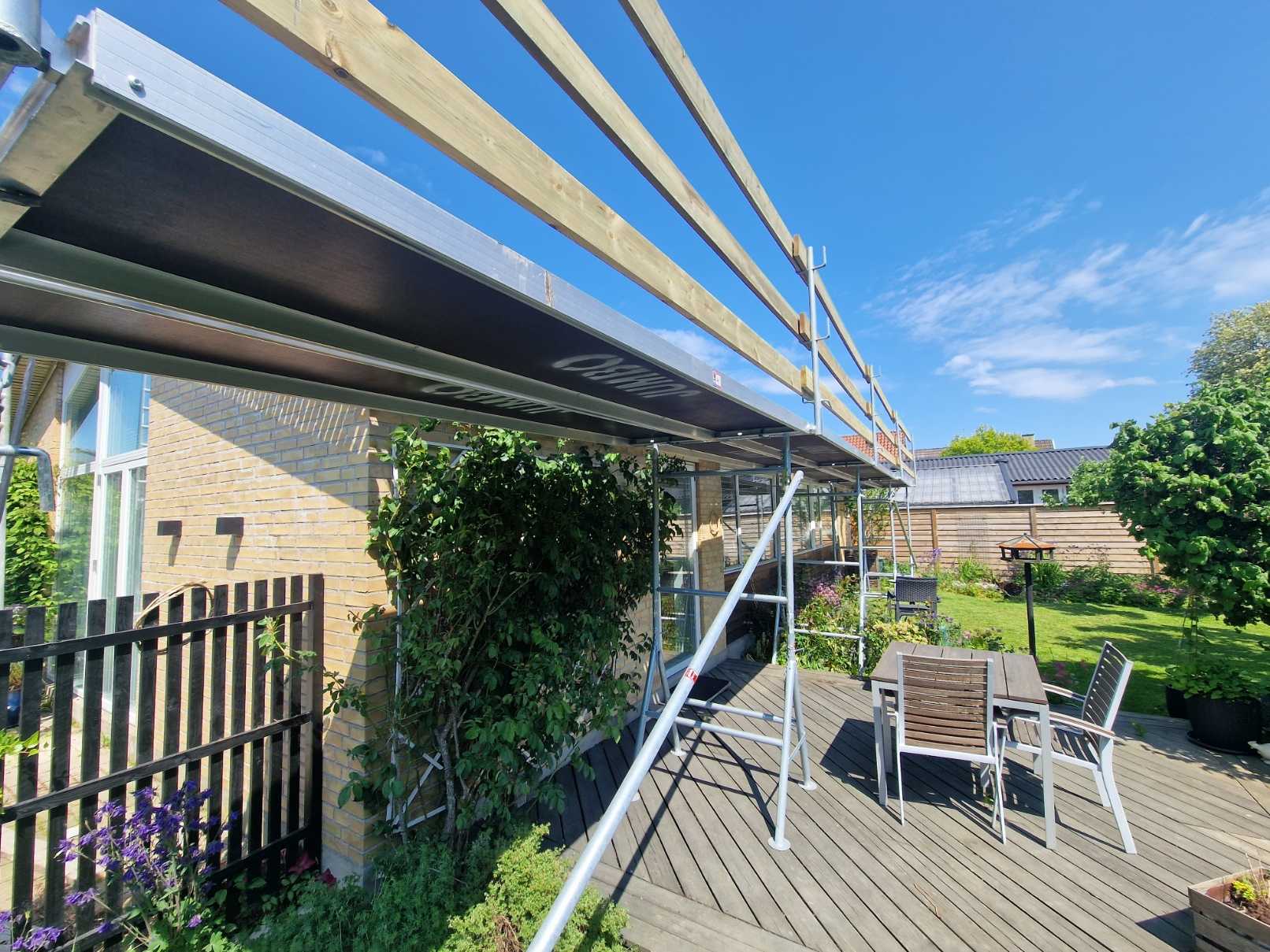 Stillads ved træterrasse